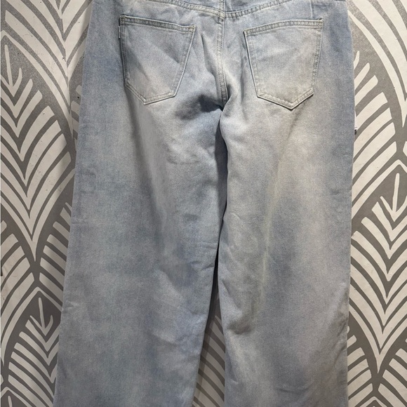 NWOT Princess Polly Ramos Low Rise‎ Denim Wide Leg Jeans - Picture 4 of 9